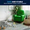 Flash Furniture Kids Recliner, 25" to 39" x 28", Upholstery Color: Green, Weight Capacity: 90 lb. BT-7950-KID-GRN-GG - alternate 4